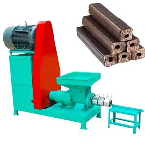Máquina de compresión de briquetas de aserrín 300 kg/h Máquina de fabricación de briquetas de carbón de aserrín de madera pequeña