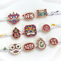 Boucles de lacets détachables en acrylique style chinois Serene Joy conformes aux normes UE/US, modèle A2-128, pour la vente en gros