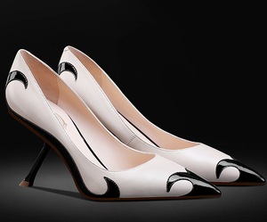 Tendencia de Moda 2024, Zapatos de Tacón Alto Elegantes Hechos a Mano en Varios Colores para Mujer, Zapatos de Tacón Alto con Punta en Pico, Sexys y Únicos - Product Image 4