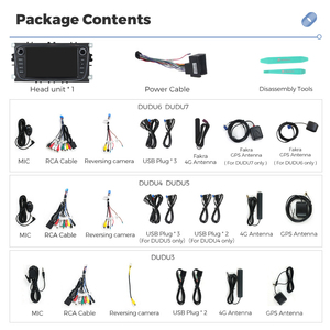 MEKEDE DUDU7 12+256 Reproductor Multimedia para Auto con GPS, Navegación, Pantalla para Auto, Reproductor <span class=keywords><strong>de</strong></span> Música y Video, Radio para Auto para <span class=keywords><strong>Ford</strong></span> Focus SIN DVD_7 pulgadas - Product Image 4