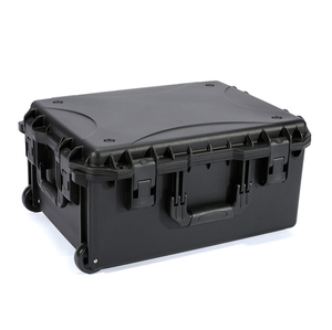 DFB0706 Équipements et appareils personnalisés, valise à roulettes en plastique PP robuste de 74 L, noire, 126 L, ODM, OEM - Product Image 2
