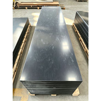 Vente chaude en Australie : Grande dalle de pierre acrylique artificielle, surface solide en acrylique modifié, feuille de marbre noir pour comptoirs