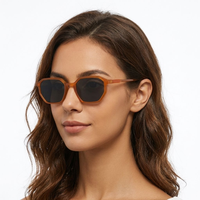 Nouvelles Lunettes de Soleil Unisexe de Luxe Vintage de Haute Qualité, Monture Carrée Complète en PC, Simples et Neutres, Protection UV400, Logo Personnalisé