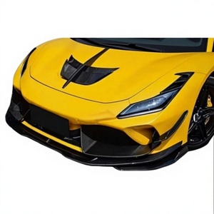 Accesorios de Fibra de Carbono Seca para Ferrari F8 Tributo Spider, Difusor de Parachoques Delantero F8, Spoiler, Splitter 985890504 985890503 - Product Image 6