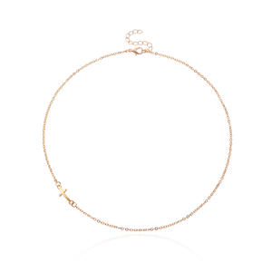 Europeo y americano transfronterizo nuevo estilo elegante Simple personalidad Cruz colgante collar corto gargantilla al por mayor - Product Image 6