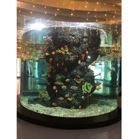 Usine grand aquarium acrylique personnalisé aquarium acrylique Transparent haut