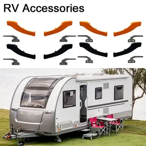 Caravane <span class=keywords><strong>camping</strong></span>-<span class=keywords><strong>car</strong></span> fenêtre main serrure de sécurité attraper gauche/droite accessoires PVC écologique pour S7-STR domestique/Seitz C6 - Product Image 5
