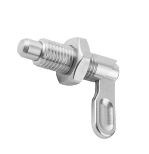 K0044 Stainless Steel Draw Latch with Covered Fastening Holes Form A Bright Industrial Enclosure Compression Latch - Product Image 1