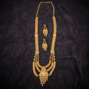 ขายส่งชุดเครื่องประดับยาว14K 18K 24K เครื่องประดับแฟชั่นเครื่องประดับยาวแบบดั้งเดิมเครื่องประดับทองเหลืองชุบทอง - Product Image 1