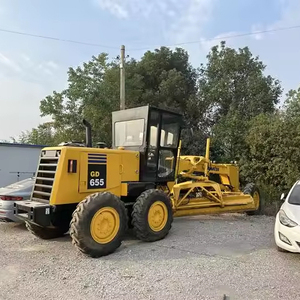 Niveleuse d'occasion KOMATSU GD655 à vendre en bon état et haute performance, en stock, moteur d'origine Gd655 - Product Image 1