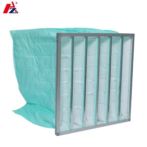 F5 F6 F7 F8 F9 Non-Woven Pocket Filter for Spray Booth Air Cleaner