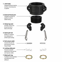 Accouplement HT IBC Tote Tank Raccords de tuyauterie Camlock rapide Adaptateur Type B SS Poignée Accouplement à came et rainure Filetage BSP 1/2 "à 2''