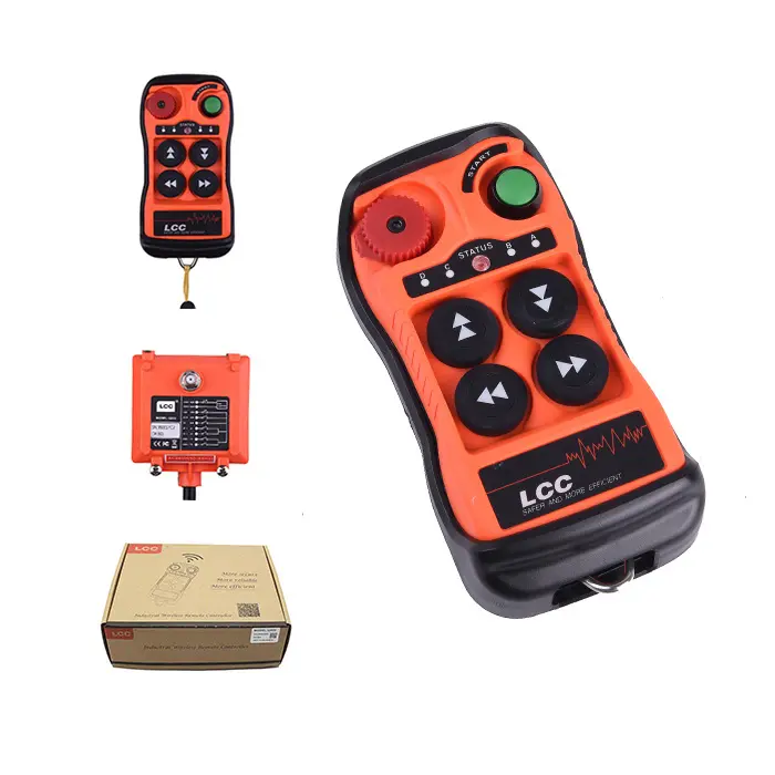 Q400 LCC good quality good price 4 channel single speed 4 buttons wireless crane industrial remote control for concrete truck