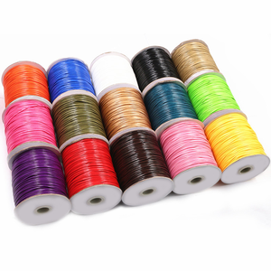 Cordón de Poliéster <span class=keywords><strong>Encerado</strong></span> Coreano en Varios Colores Brillantes, <span class=keywords><strong>Hilo</strong></span> <span class=keywords><strong>Encerado</strong></span> Redondo y Suave para Hacer Collares, Joyería, Etiquetas de Regalo - Product Image 5
