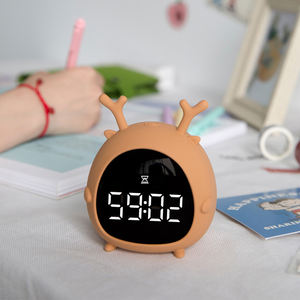 Litthing — réveil LED pour bébé, horloge pour le sommeil des enfants, cadeaux présents, mignonnes, en forme de <span class=keywords><strong>lapin</strong></span>, moniteur de compte à rebours, dessin animé - Product Image 5
