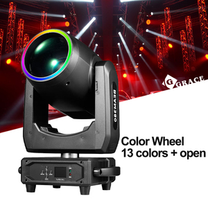 Igracelite 380W vòng tròn với hiệu ứng cầu vồng 20R <span class=keywords><strong>LED</strong></span> di chuyển đầu chùm ánh sáng cho hộp đêm Bar Disco Đảng - Product Image 3