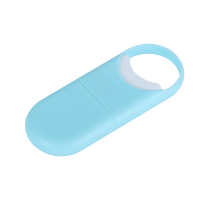Atomiseur de parfum portable avec boucle de suspension, logo personnalisé, 10 ml, 15 ml, bicolore, rechargeable, flacon pulvérisateur de parfum ZA-PS04