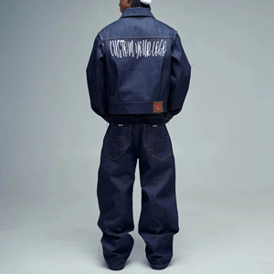 <span class=keywords><strong>Jeans</strong></span> da <span class=keywords><strong>Uomo</strong></span> in Denim Giapponese Selvedge Grezzo Pesante Nero Vintage di <span class=keywords><strong>Alta</strong></span> Qualità del Produttore Originale, Vestibilità Larga - Product Image 4