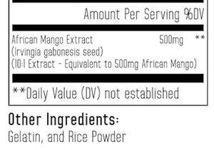 OEM/ODM ekstrak mangga Afrika kering organik 500mg ekstrak mangga Afrika bubuk ekstrak mangga Afrika kapsul - Product Image 2