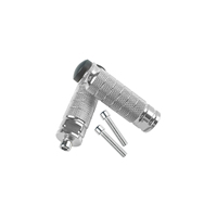 Repose-pieds universels pour moto 8 mm, 1 paire, en aluminium CNC, repose-pieds arrière antidérapants pour moto, pédales
