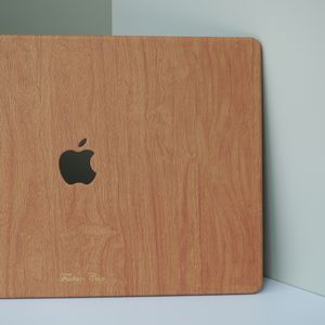 Custodia Protettiva Portatile in Pelle PU Effetto Legno di Lusso Personalizzata per Apple <span class=keywords><strong>MacBook</strong></span> Air 15" A3241 e <span class=keywords><strong>MacBook</strong></span> <span class=keywords><strong>Pro</strong></span> <span class=keywords><strong>13</strong></span>" A2159 - Product Image 6