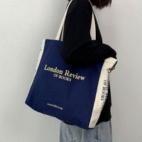 Sacs fourre-tout en toile avec poignée Flexiloop antistatique, imprimés sur mesure, en coton biologique et lin, couleur personnalisée