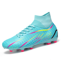 Chaussures de football d'entraînement durables, tige en PU, semelle extérieure en TPU résistante à l'abrasion, légères, imperméables, antidérapantes, printemps, été, automne