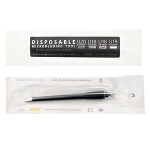 ปากกา Microblading Manual <span class=keywords><strong>U18</strong></span> 0.18มม.,ปากกา Microblading แบบใช้แล้วทิ้งพร้อมฟองน้ำรงควัตถุคิ้วเครื่องมือช่างสำหรับแต่งหน้า - Product Image 3