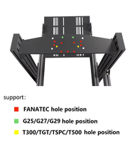 Le plus stable et le plus solide 40160 aluminium sim racing Cockpit chaises de jeu simulateur personnalisé racing cockpit sim rig pour fanatec