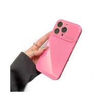 Protection complète couleur bonbon étui de téléphone en verre lisse pour iPhone 17 Pro Max grande fenêtre protecteur d'objectif accessoire de couverture mobile