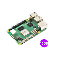 Raspberry Pi 5 16GB BCM2712 Procesador 2,4 GHz Quad-Core 64-bit Arm Interfaz Gigabit Ethernet Comunicaciones inalámbricas