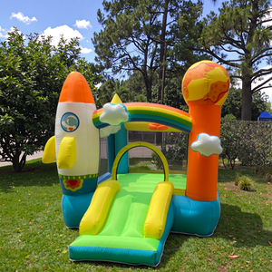 Tobogán de agua inflable personalizado OEM, trampolín de escalada, castillo, trampolín de arco iris, piscina, combinación de rebote, tobogán elástico - Product Image 6