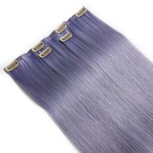 Extensiones de Cabello Humano con Clip, Cabello Virgen Brasileño Crudo de Alta Calidad para el Mercado Americano y Europeo, Entrega Rápida, Puntas Gruesas - Product Image 1