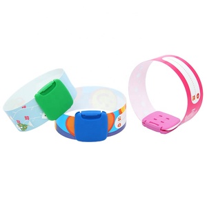 Vente en gros Bracelet d'identification SOS réutilisable Serrures plates Serrure de sécurité en plastique réglable pour bébé enfant enfants - Product Image 2