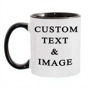 Taza <span class=keywords><strong>con</strong></span> logotipo personalizado <span class=keywords><strong>con</strong></span> <span class=keywords><strong>texto</strong></span> personalizado, <span class=keywords><strong>tazas</strong></span> <span class=keywords><strong>con</strong></span> diferentes diseños, <span class=keywords><strong>tazas</strong></span> de capuchino de cerámica, taza de café personalizable <span class=keywords><strong>con</strong></span> asa - Product Image 1