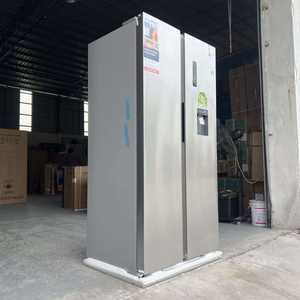 Réfrigérateur électrique à portes françaises côte à côte en acier inoxydable de 691 litres, sans givre, pour usage domestique, écoénergétique - Product Image 2