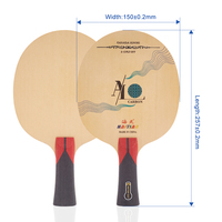 Planche arrière de ping-pong attaque d'arc rapide lame de tennis de table en bois pur à sept étages