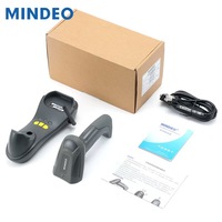 Lecteur de codes-barres portable Mindeo CS3290 de haute qualité, scanner de codes QR 1D 2D, haute résolution CMOS, sans fil 2.4G COM, noir, d'occasion, portée de 100 m