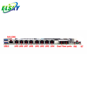 แรม VGA M.2 ฮาร์ดดิสก์ 24 พิน ATX 6LAN 2SFP เมนบอร์ด Core I3 I3-6100 รองรับ DDR4 32GB  รองรับ Core I7/Core I5/Core I3 H110 แบบคู่ - Product Image 5