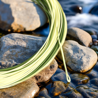 Creek Durable Nylon Polyéthylène Bicolore Poids Flottant Ligne de Pêche à la Mouche pour River Lake Stream Fishing