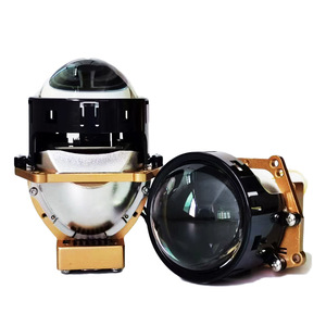 Lentille de projecteur LED de voiture super lumineuse de 3 pouces 120W 10000LM avec ventilateur hydraulique et phare de conception à double coupe réfléchissante pour Hella <span class=keywords><strong>E55</strong></span> - Product Image 1