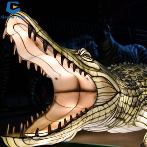Прямая Продажа с фабрики SGTL41 фонарь крокодил китайский фестиваль фонарь для животных Тема фонаря шоу - Product Image 2