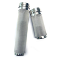 300 microns 50 mailles 7x29cm 304 SS filtre à houblon équipement bière houblon filtre avec couvercle Kit de fermenteur de vin pour le brassage à domicile