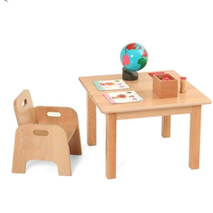 Set di Tavolo <span class=keywords><strong>e</strong></span> Sedie in Legno Montessori per Bambini, Arredamento per Asili <span class=keywords><strong>e</strong></span> Scuole Materne, Attrezzatura per Attività dei Bambini - Product Image 5