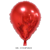 Ballons à hélium en forme de goutte d'eau, 23 pouces, personnalisés, vente en gros, usine, économique