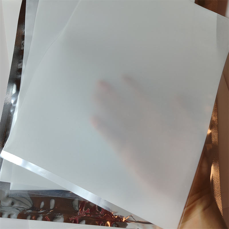 Clear chocolate transfer sheet