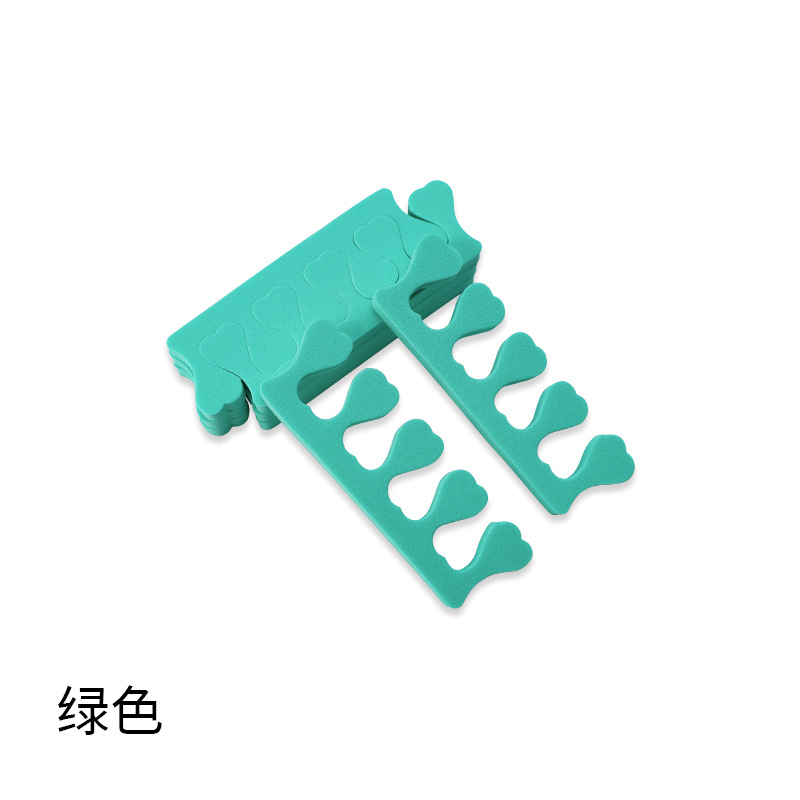 Separador de dedos verde de 08 cm