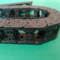 Jingzhan 10x20mm Verstärkte Nylon 1M Kabelkette für Energiekabel, Kabelträger für 3D-Drucker & CNC-Maschinen, 1 Jahr Garantie