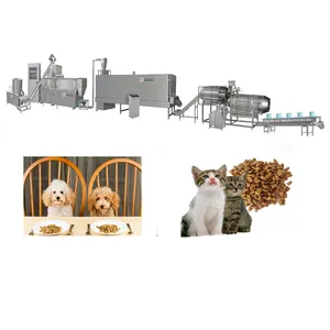 Máquina de procesamiento de alimentos para mascotas, de dos colores, suaves
