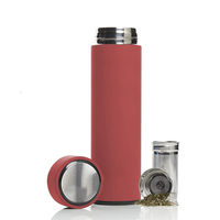 Flacons portables thé sous vide Thermos bouteille d'eau en acier inoxydable infuseur à thé bouteille voyage tasse à thé pour cadeau de publicité d'affaires